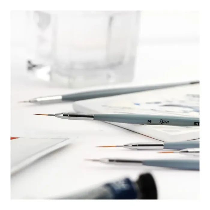 Кисточка для рисования Rosa Синтетика круглая, лайнер, STREAM 123/7, № 3 (4823098516972) изображение 6