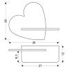 Світильник Candellux HEART (21-84569) зображення 2