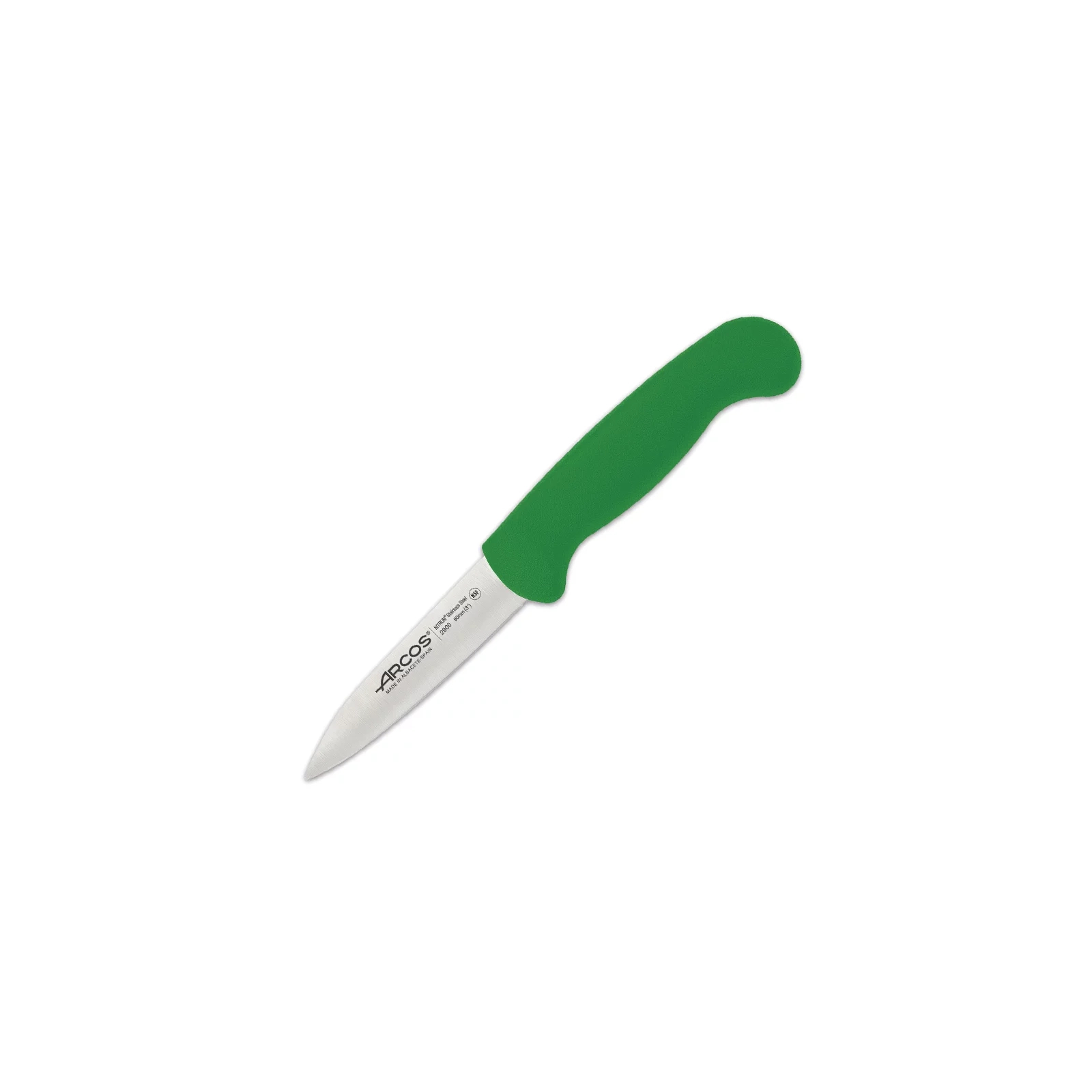 Кухонный нож Arcos серія "2900" для чистки 85 мм Зелений (290021)