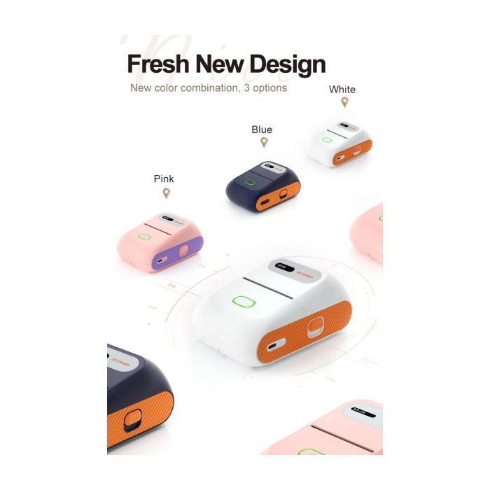 Принтер этикеток UKRMARK DP26WT bluetooth, USB, белый (900885) изображение 2