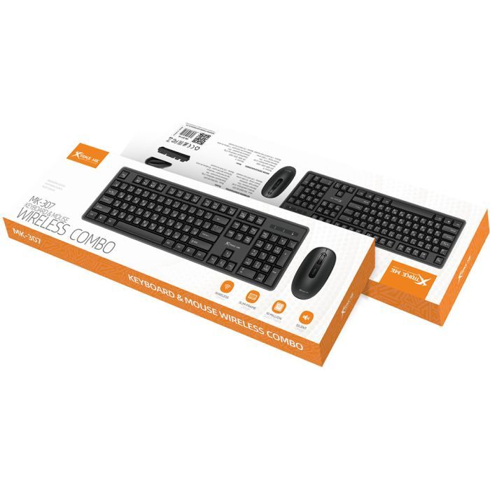 Комплект Xtrike ME MK-307 Wireless UA Black (MK-307UA) изображение 7