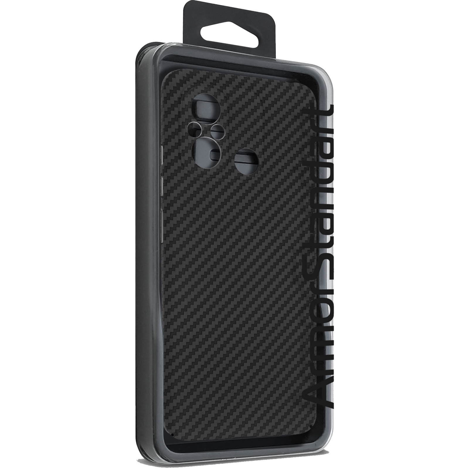 Чехол для мобильного телефона Armorstandart LikeCarbon Xiaomi Redmi 12C Black (ARM71943) изображение 3