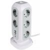 Сетевой фильтр питания Verbatim 11 розеток, 2 x USB-C та 2 x USB-A (49547) изображение 2