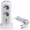 Сетевой фильтр питания Verbatim 11 розеток, 2 x USB-C та 2 x USB-A (49547)