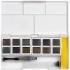 Художественный набор Derwent Graphitint Paint Pan, 12 цветов+кисть с резервуаром (5028252607063) изображение 2