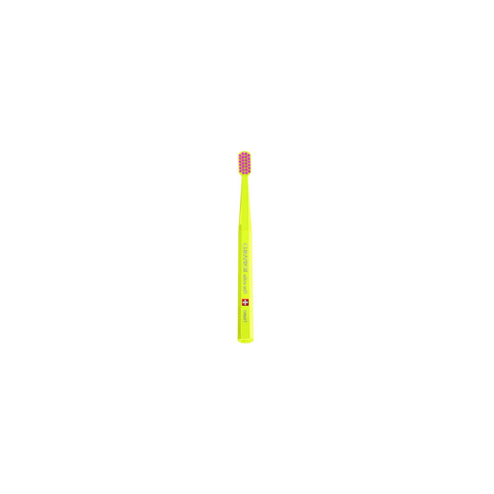 Детская зубная щетка Curaprox CS Smart Ultra Soft Ультрамягкая (от 5 лет) Желтый - Розовый (CS Smart-06)