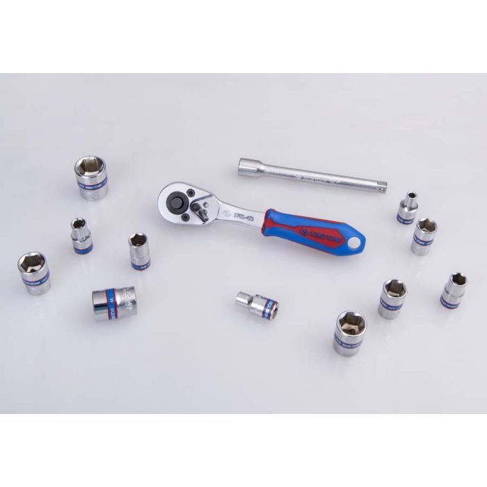 Набор головок KING TONY 1/4" 13 шт. (2313MR) изображение 2