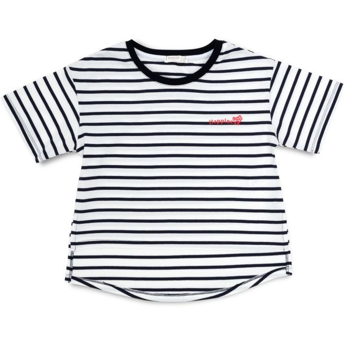Футболка дитяча Breeze в смужку (18971-134G-white)