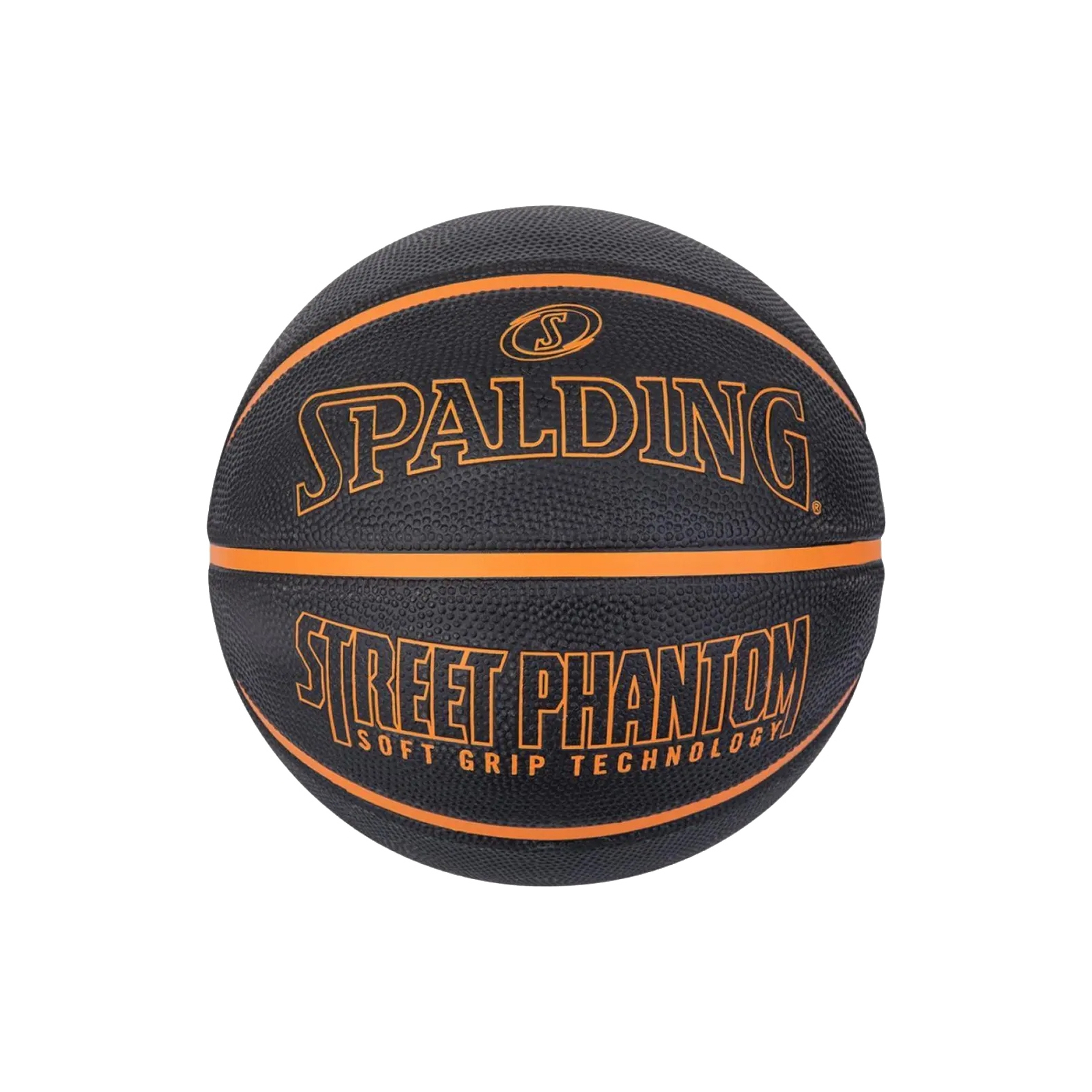 Мяч баскетбольный Spalding Street Phantom чорний, помаранчевий Уні 7 84383Z (689344406404)