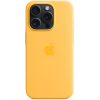 Чехол для мобильного телефона Apple iPhone 15 Pro Silicone Case with MagSafe - Sunshine,Model A3125 (MWNK3ZM/A) изображение 5