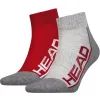 Носки Head Qperformance Quarter 791019001-070 2 пари Червоний/Сірий 35-38 (8718824742908)