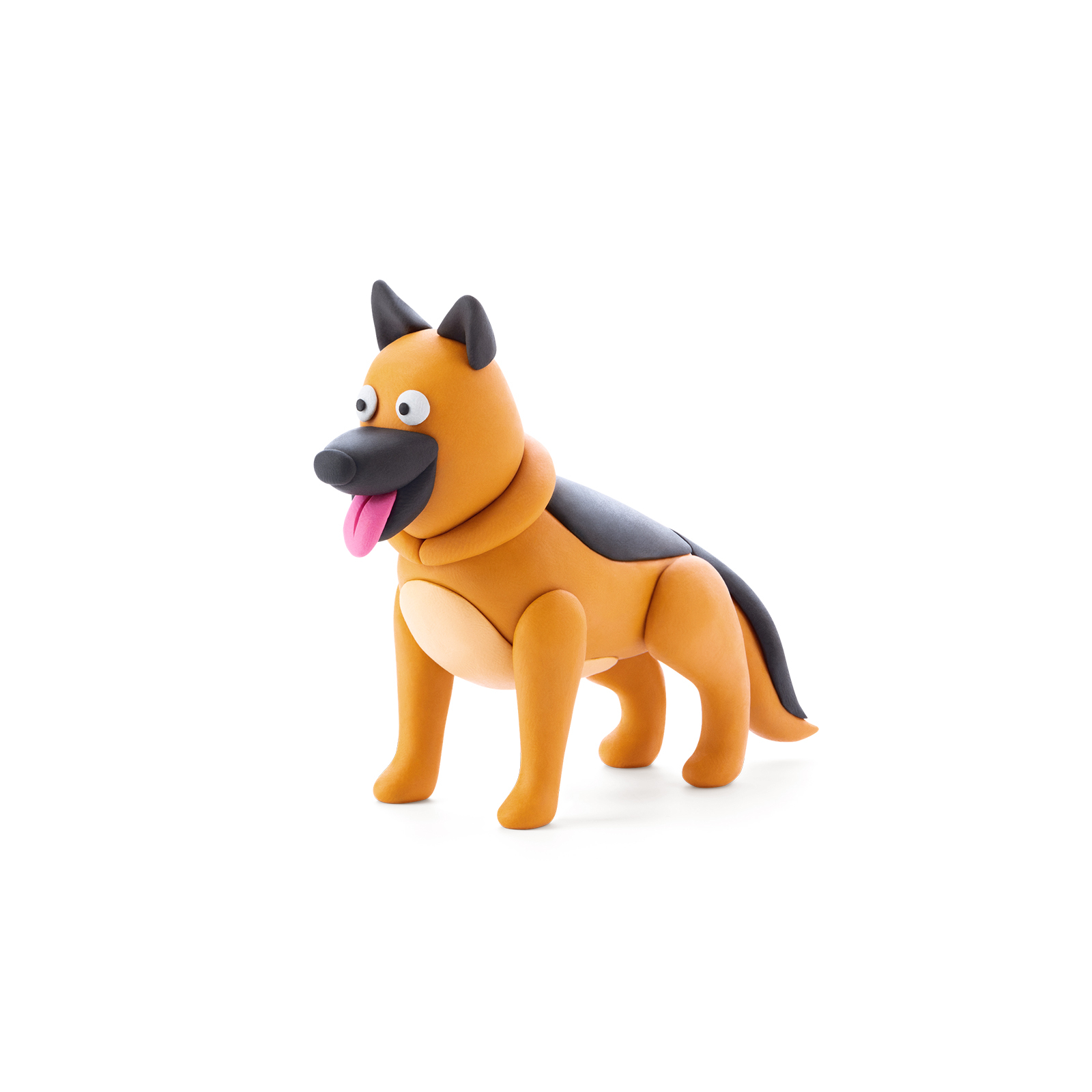 Набор для творчества Lipaka пластилина – Собачьи истории: Овчарка (30120-UA01) изображение 3