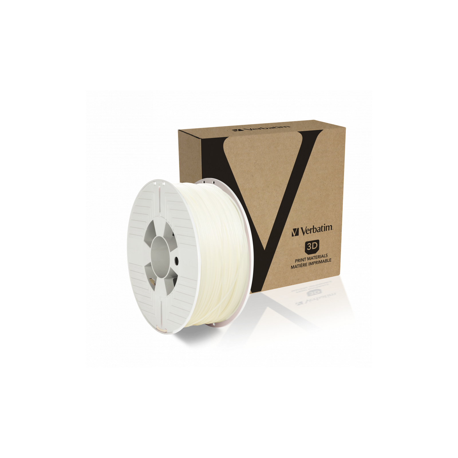 Пластик для 3D-принтера Verbatim ABS 1.75мм white 1kg (55027) зображення 2