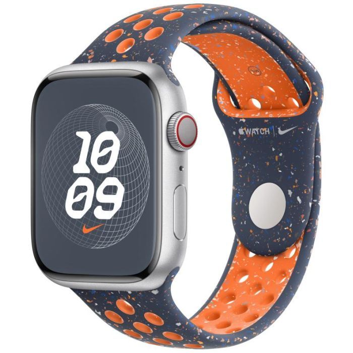 Ремінець до смарт-годинника Apple 45mm Blue Flame Nike Sport Band - S/M (MUV83ZM/A) зображення 4