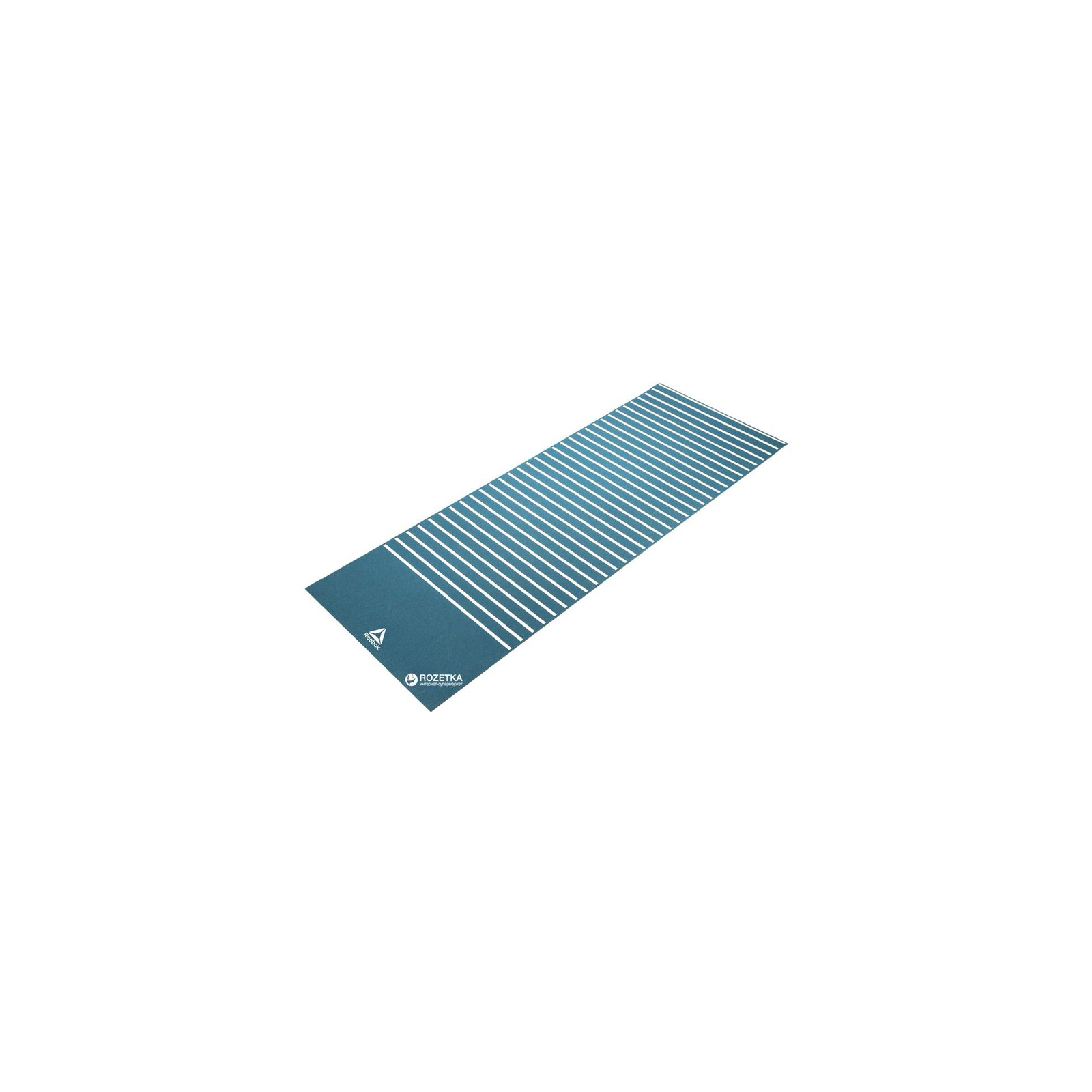 Килимок для йоги Reebok Double Sided 4mm Yoga Mat блакитний, білий RAYG-11030GN (5055436105848) зображення 2