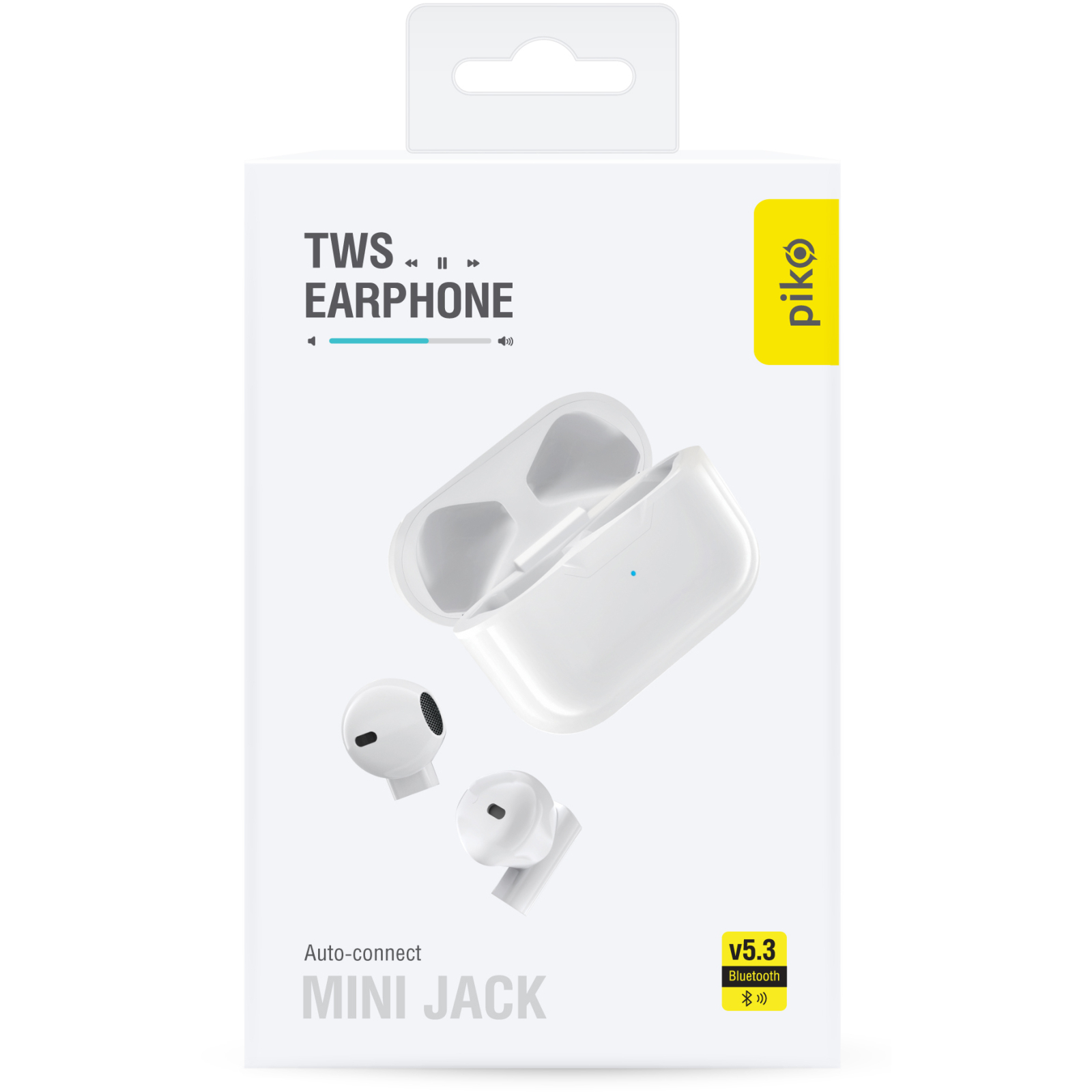 Навушники Piko TWS-MiniJack White (1283126583407) зображення 7