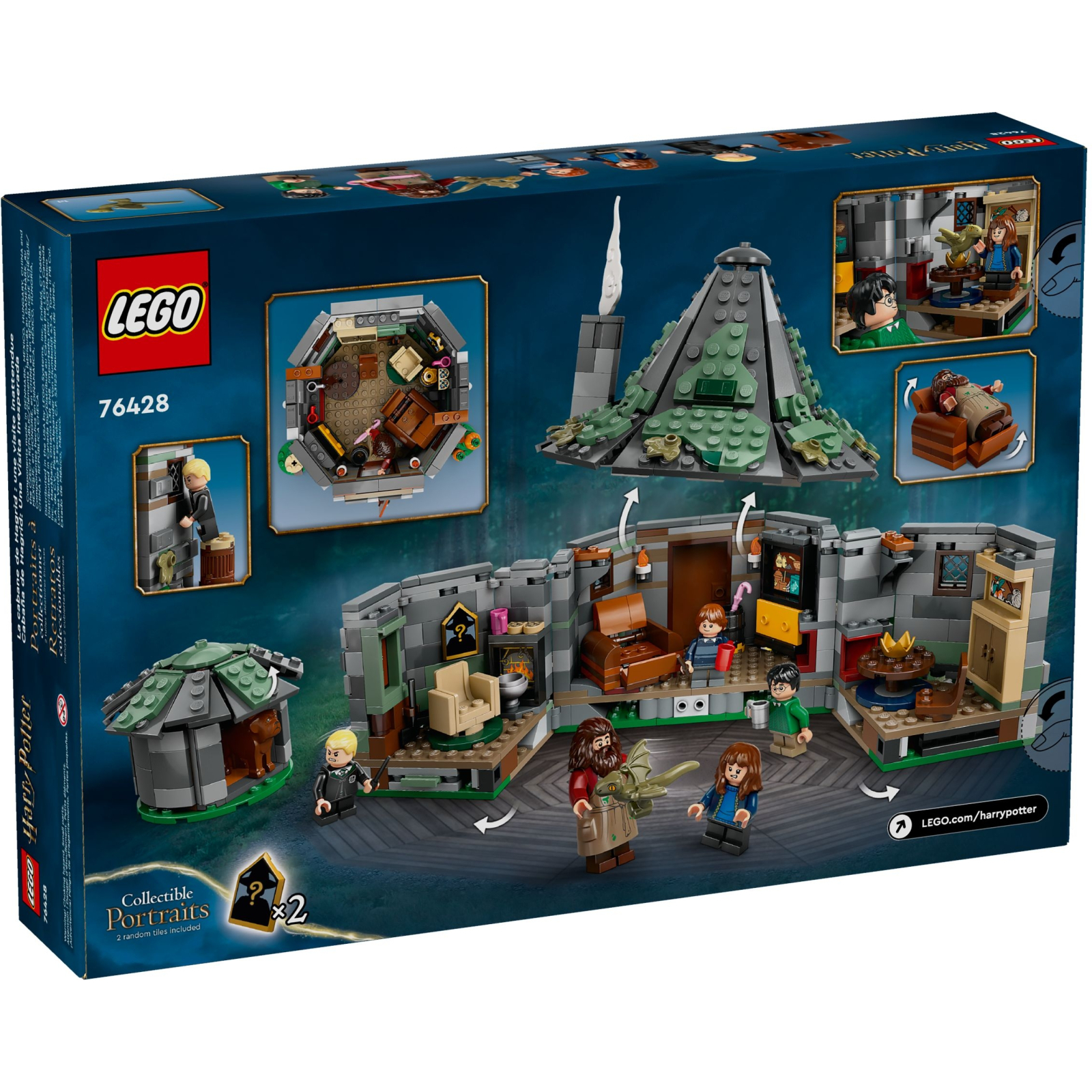 Конструктор LEGO Harry Potter Хатинка Геґріда: Несподівані гості 896 деталей (76428) зображення 9