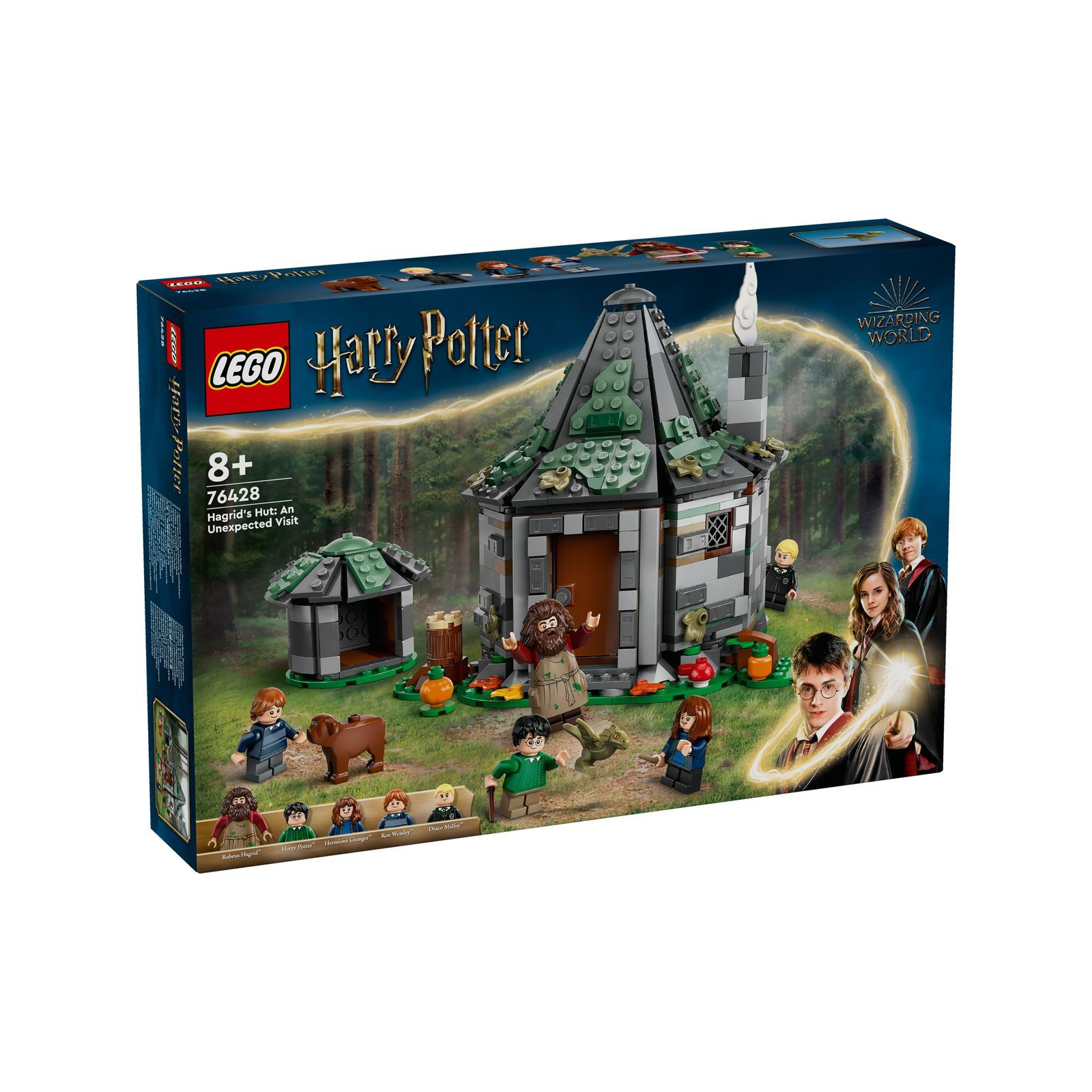 Конструктор LEGO Harry Potter Хатинка Геґріда: Несподівані гості 896 деталей (76428)