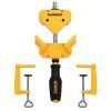 Струбцина DeWALT кутова, великого зусилля + 2 струбцини для кріплення до столу (DWHT83853-0) зображення 4