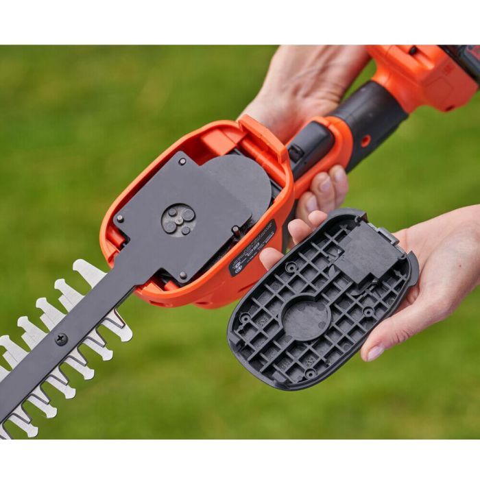 Кусторез Black&Decker 18 В, 2Ah, насадки- 20 см/8 мм, 10 см/18 мм, (BCSS18D1) изображение 10