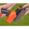 Кусторез Black&Decker 18 В, 2Ah, насадки- 20 см/8 мм, 10 см/18 мм, (BCSS18D1) изображение 11