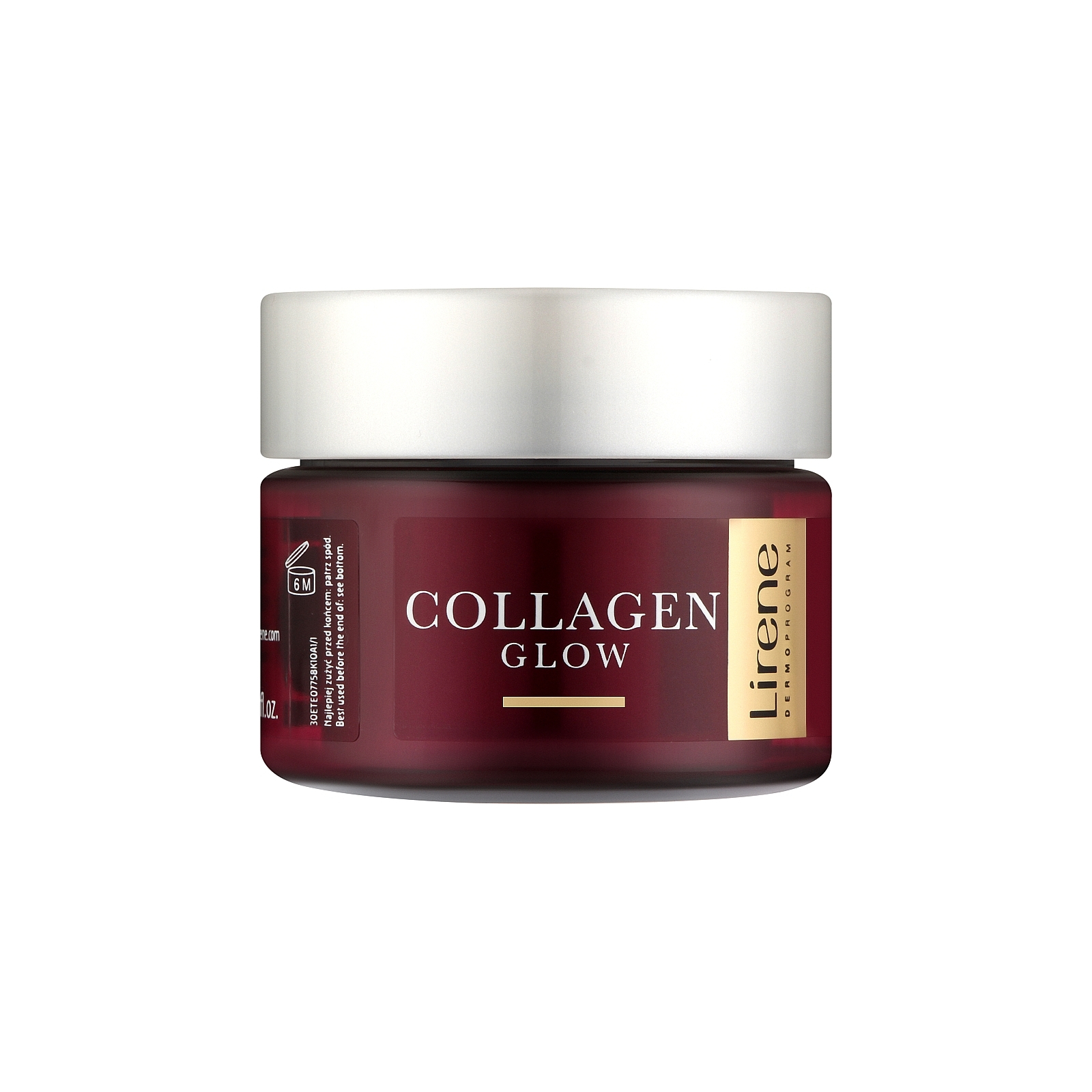Крем для лица Lirene Collagen Glow Anti-Wrinkle Repairing Cream Восстанавливающий Против морщин 70+ 50 мл (5900717077584)