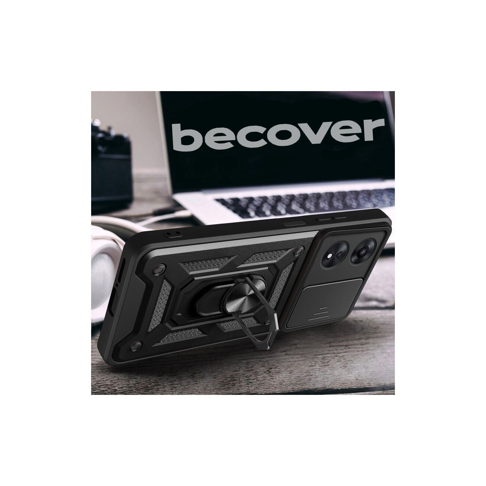 Чехол для мобильного телефона BeCover Military Oppo A58 4G Black (710713) изображение 3