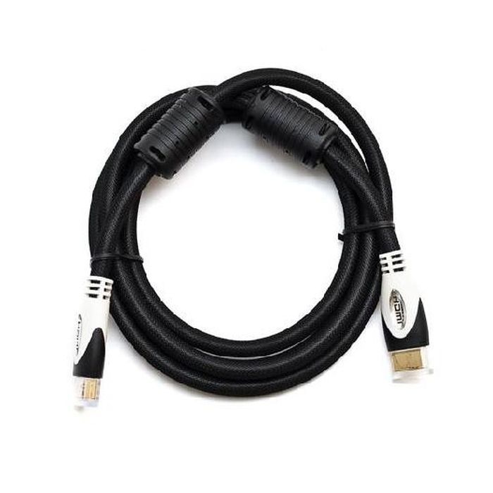 Кабель мультимедийный HDMI M to HDMI M 5.0m ferrite Gresso (2000700002234)