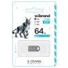 USB флеш накопичувач Wibrand 64GB lynx Silver USB 2.0 (WI2.0/LY64M2S) зображення 2