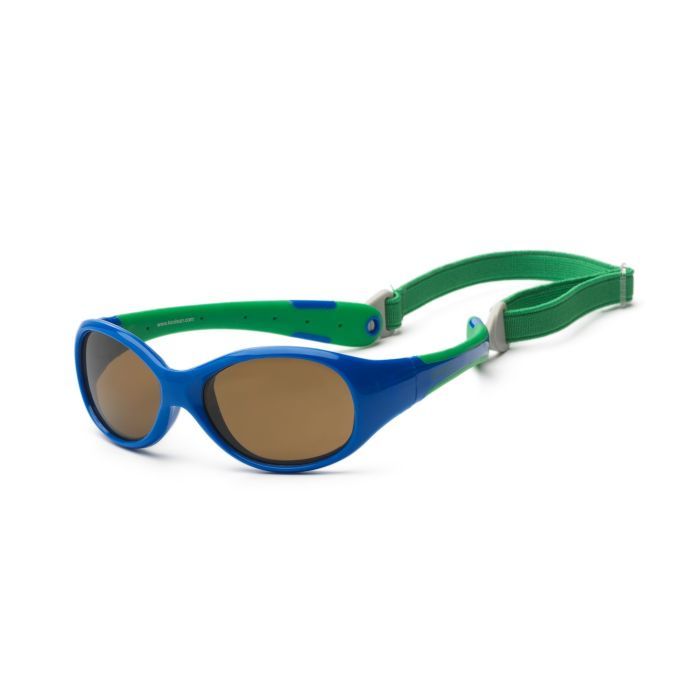 Детские солнцезащитные очки Koolsun Flex зеленые 0+ (KS-FLRS000)