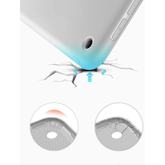 Чохол до планшета BeCover Tri Fold Soft TPU Silicone Apple iPad Air 4 10.9 2020/2021 Gray (706872) (706872) зображення 4