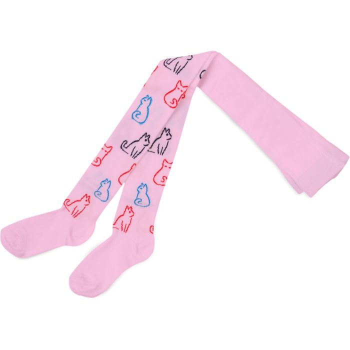 Колготки детские UCS Socks с котиком (M0C0301-2295-86G-pink)