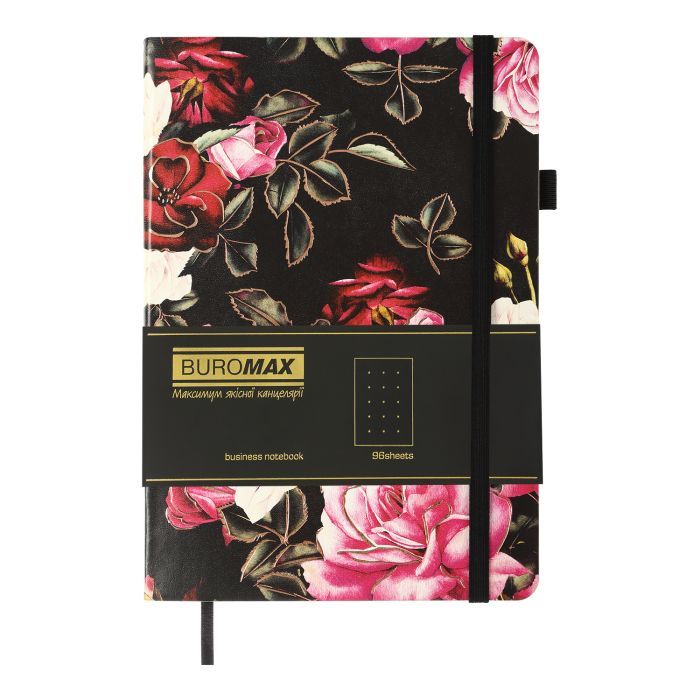 Книга записная Buromax BRIEF А5 96 листов точка, черный (BM.295305-01) изображение 2