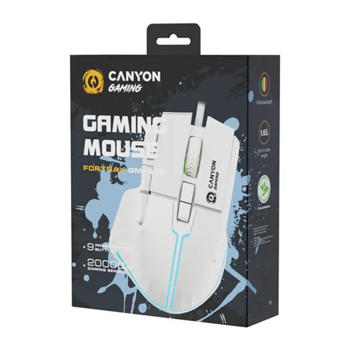 Мишка Canyon Fortnax GM-636 RGB USB Black (CND-SGM636B) зображення 6