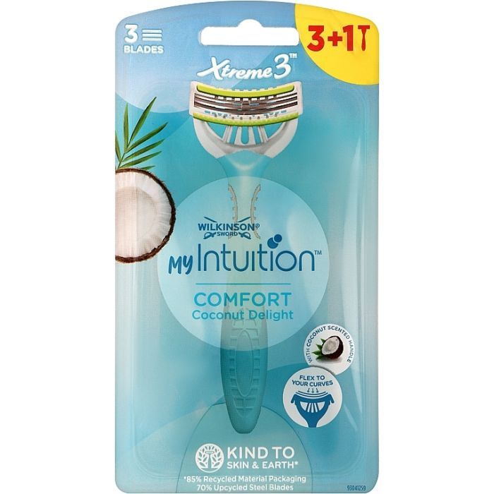 Бритва Wilkinson Sword Xtreme 3 Comfort Coconut Delight 3+1 шт. (4027800319626)