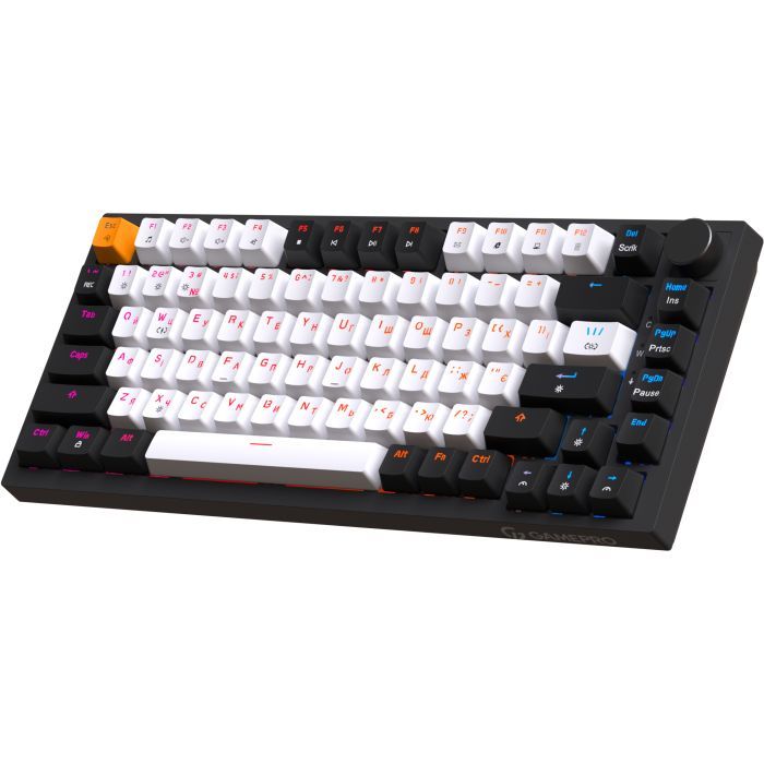 Клавиатура GamePro MK160B Hot-Swap Red Swich RGB USB UA Black (MK160B) изображение 3