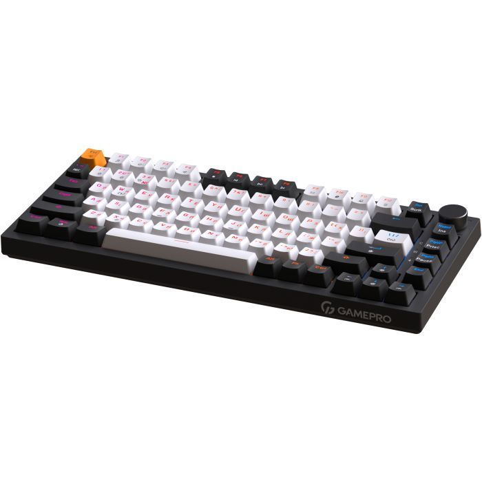 Клавиатура GamePro MK160B Hot-Swap Red Swich RGB USB UA Black (MK160B) изображение 4