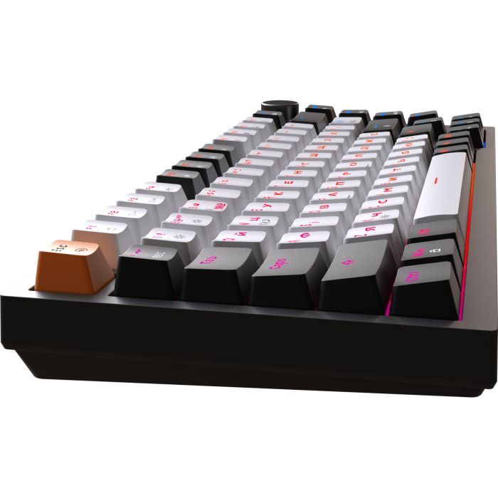Клавиатура GamePro MK160B Hot-Swap Red Swich RGB USB UA Black (MK160B) изображение 5