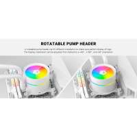 Система рідинного охолодження ID-Cooling ZOOMFLOW 240 XT V2 WHITE зображення 11