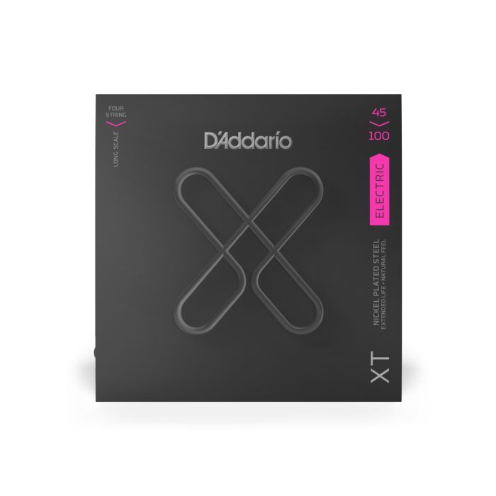 Струны для гитары D'Addario XT Bass Nickel Plated Steel Regular Light (45-100) (XTB45100)