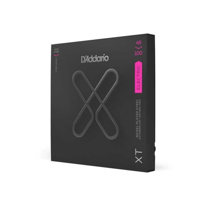 Струны для гитары D'Addario XT Bass Nickel Plated Steel Regular Light (45-100) (XTB45100) изображение 2
