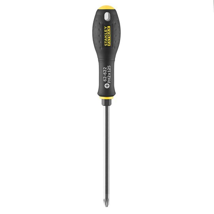 Отвертка Stanley FatMax, шлиц Ph2х125 мм, шестигранник под ключ. (FMHT0-62622) изображение 2