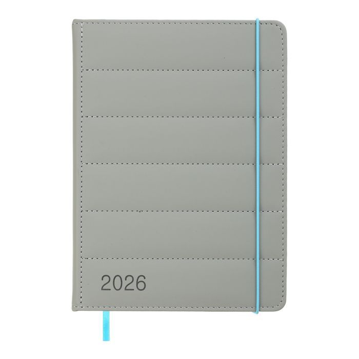 Еженедельник Buromax датированный 2026 AURA, А5 серый (BM.21100-09)