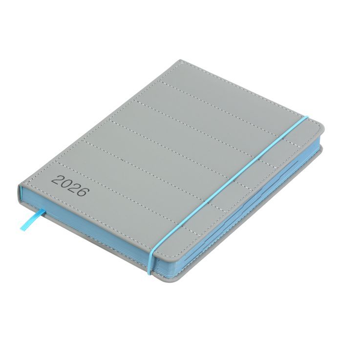 Еженедельник Buromax датированный 2026 AURA, А5 серый (BM.21100-09) изображение 3