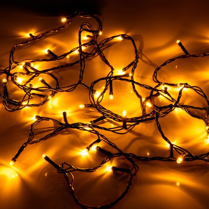 Гирлянда YES! Fun Нить 70 LED Желтая 4.9 м 8 режимов Мерцания (974852) изображение 4