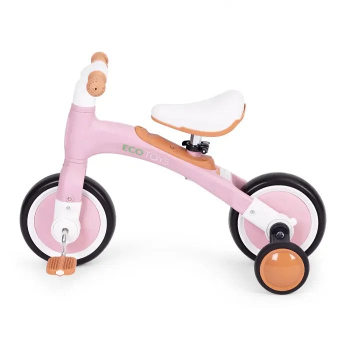 Беговел Ecotoys Велосипед 3 в 1 Freedom Pink (LC-V1359 PINK) изображение 2