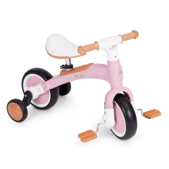Беговел Ecotoys Велосипед 3 в 1 Freedom Pink (LC-V1359 PINK) изображение 4