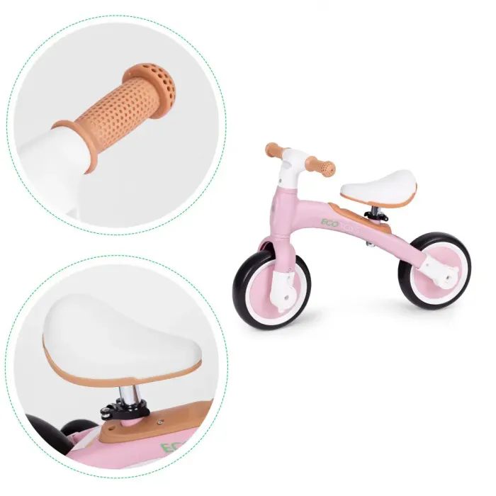 Беговел Ecotoys Велосипед 3 в 1 Freedom Pink (LC-V1359 PINK) изображение 6