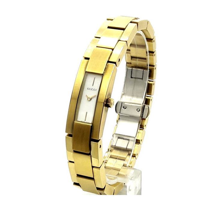 Наручний годинник Gucci 4605L 24605 g.-plated, white dial, g.-plated зображення 2