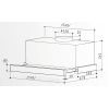 Витяжка кухонна Interline SHARK PLUS BL/S A/60 зображення 6